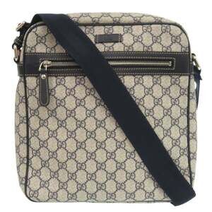 GUCCI Cream Canvas Shoulder Bag
